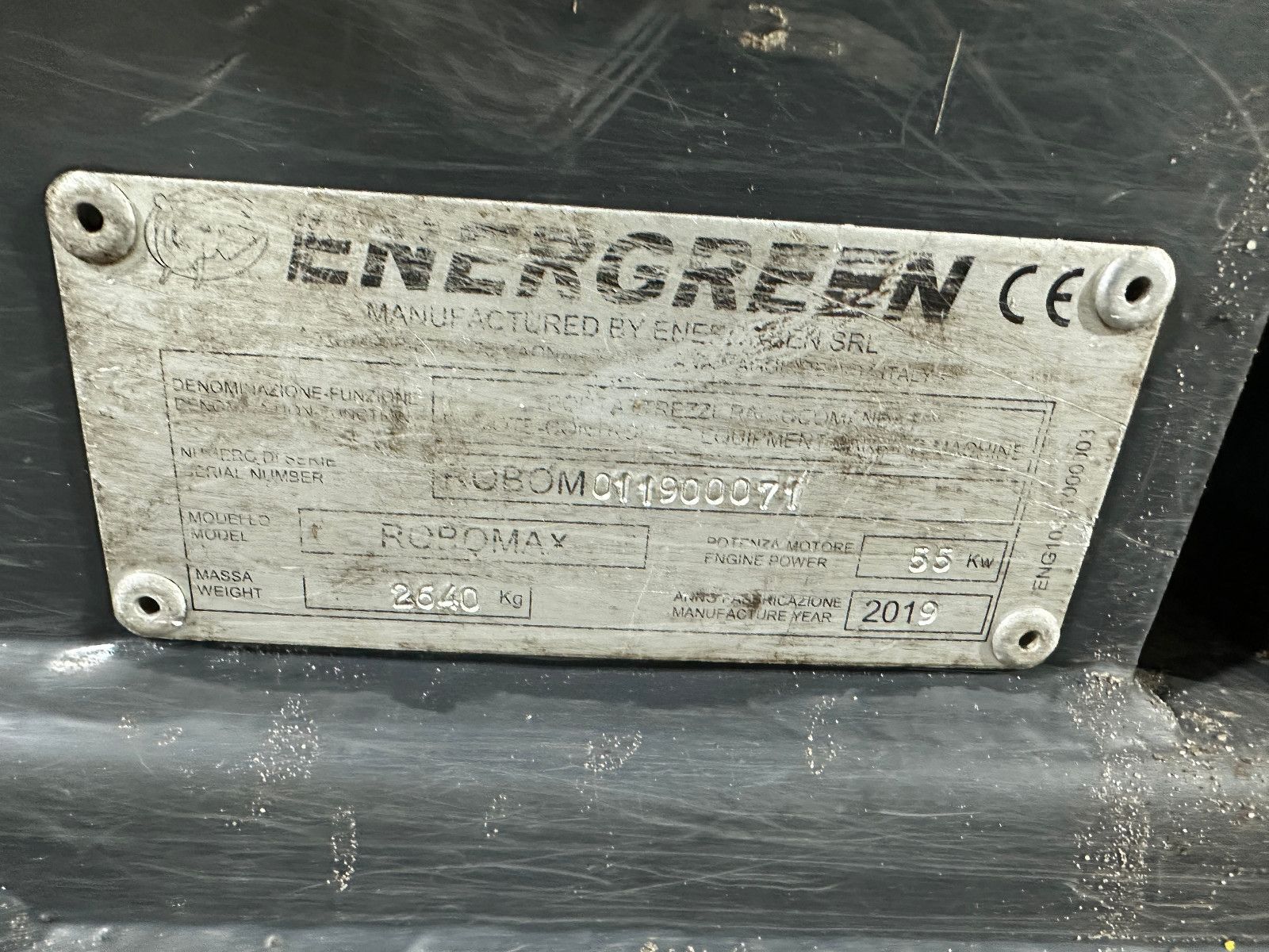 Fahrzeugabbildung Andere Energreen Robo Max Forstraube mit Mulcher