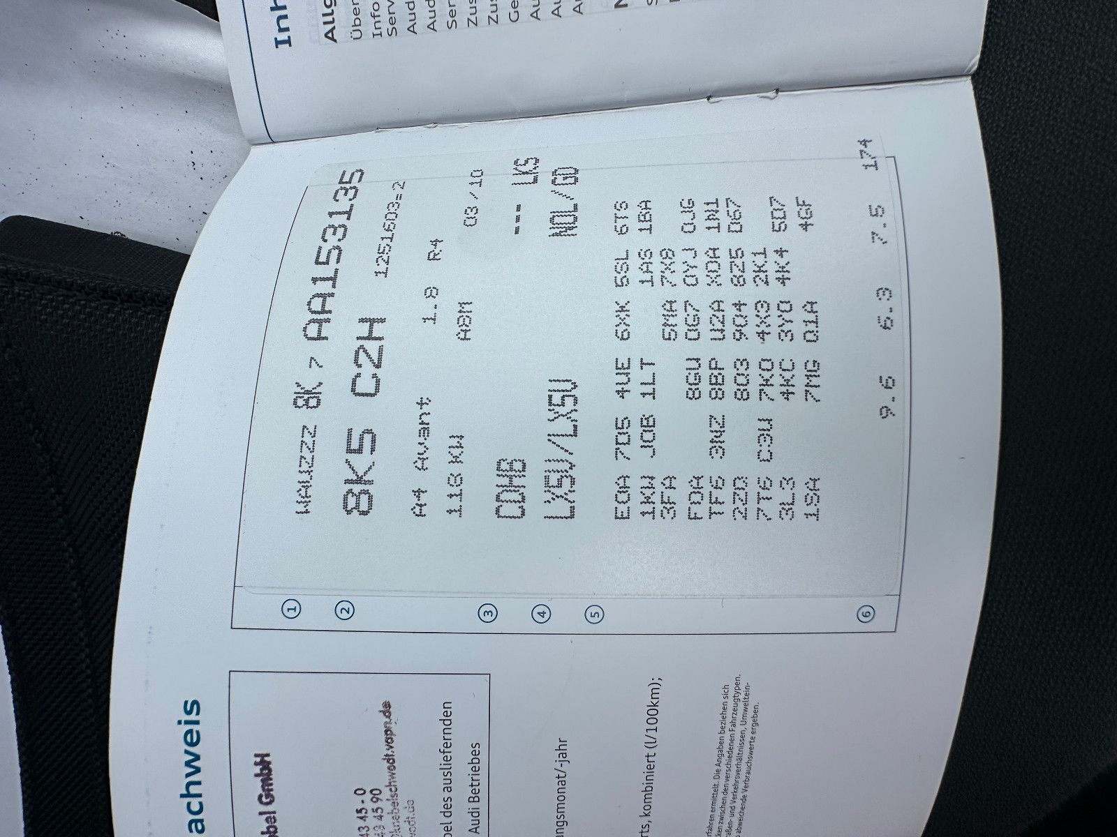 Fahrzeugabbildung Audi A4 Avant Ambiente 1.8 160 PS  Autom. STH