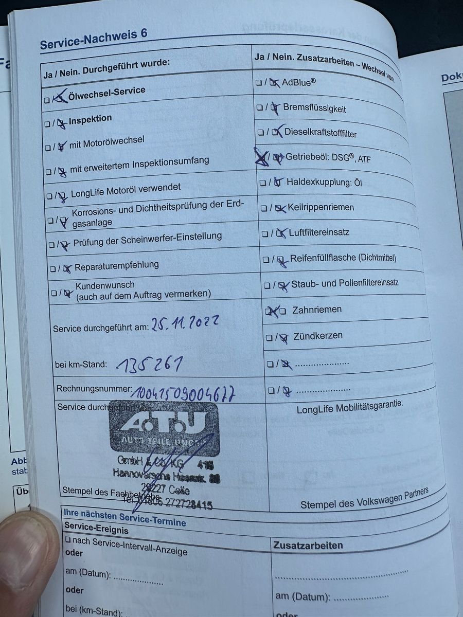 Fahrzeugabbildung Volkswagen Passat Highline 4Motion 239  PS Pano