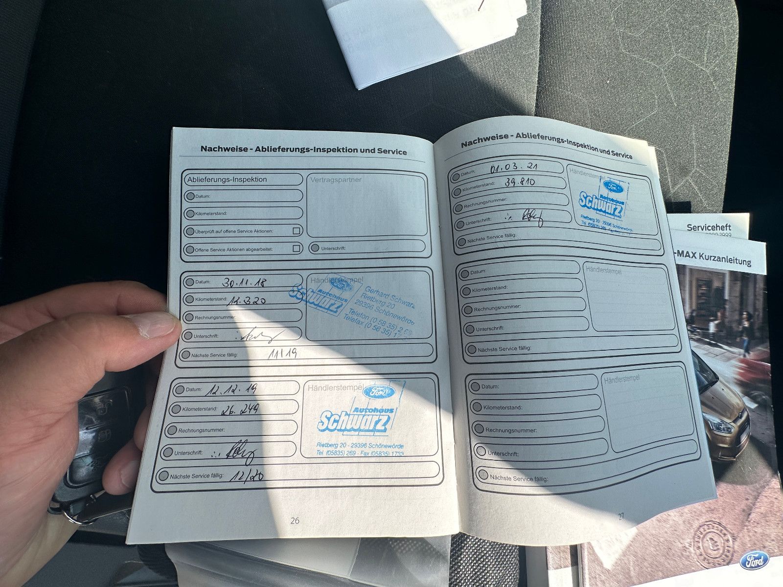 Fahrzeugabbildung Ford B-Max Trend 1.0 101 PS Motorschaden Zahnriemen!!