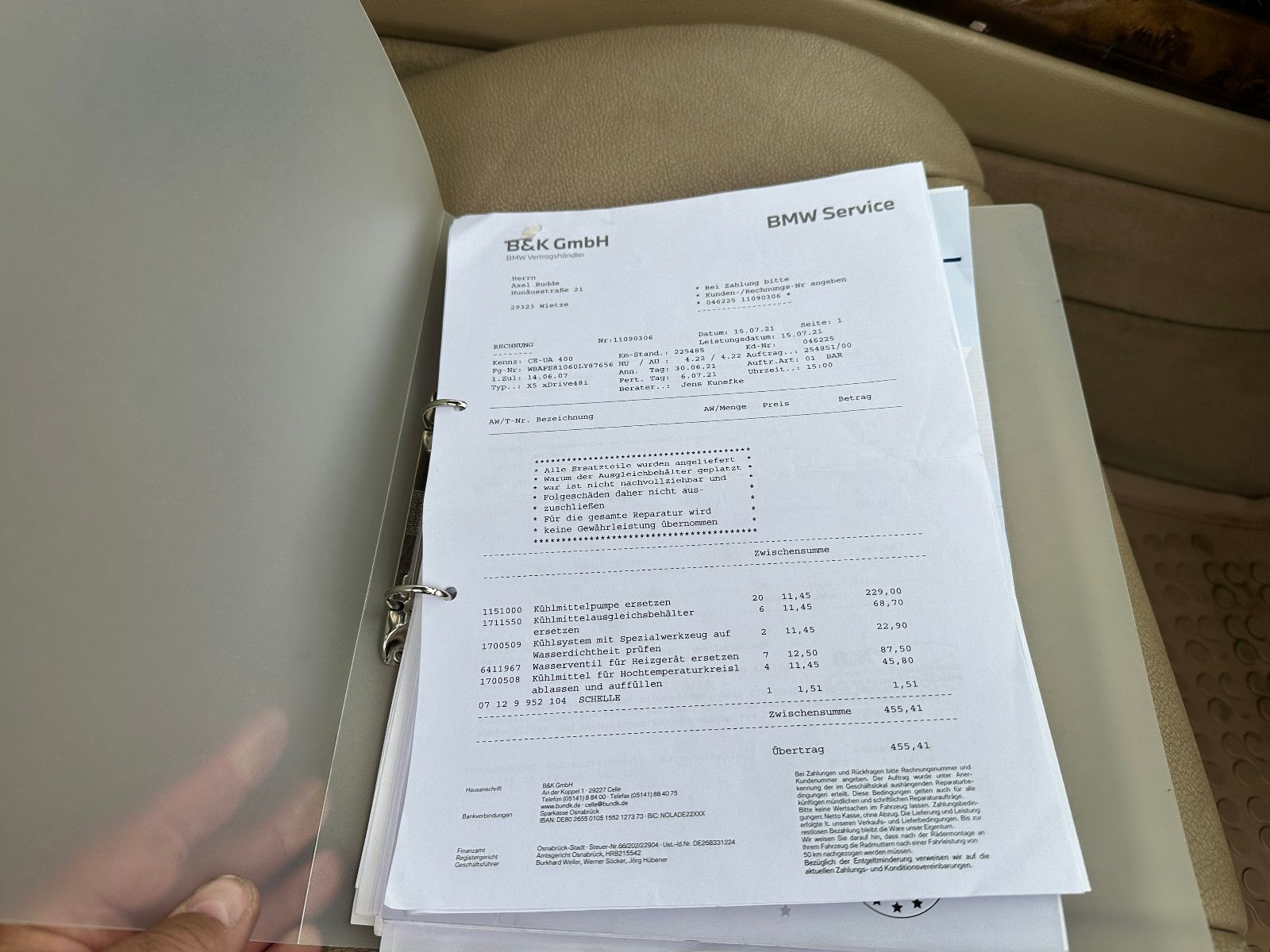 Fahrzeugabbildung BMW X5 4.8i 354 PS HU Leder AHK Prins LPG Gas!!!