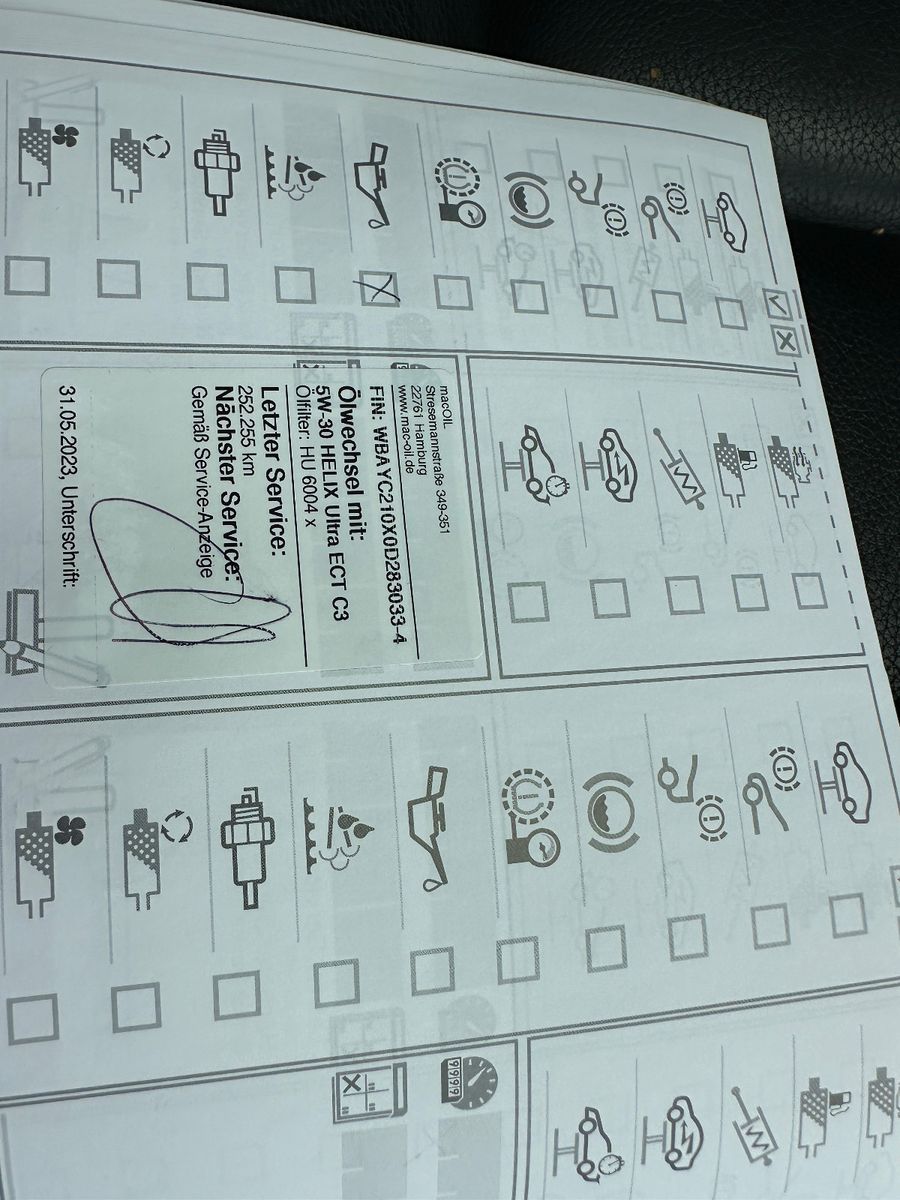 Fahrzeugabbildung BMW 730d 3.0 258 PS HU neu SD Leder Sport SD