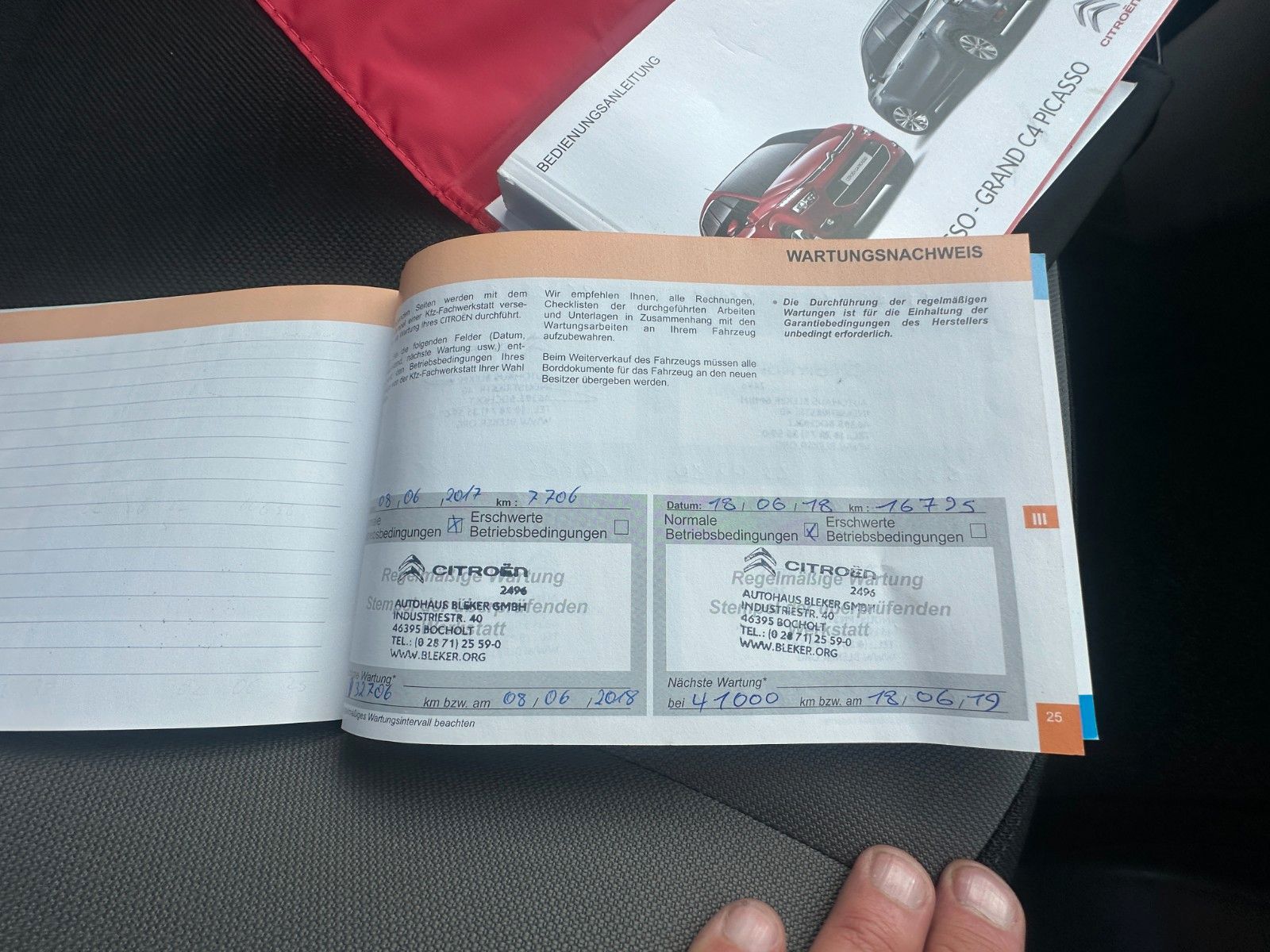 Fahrzeugabbildung Citroën C4 Picasso/Spacetourer 130 PS HU neu Navi SH