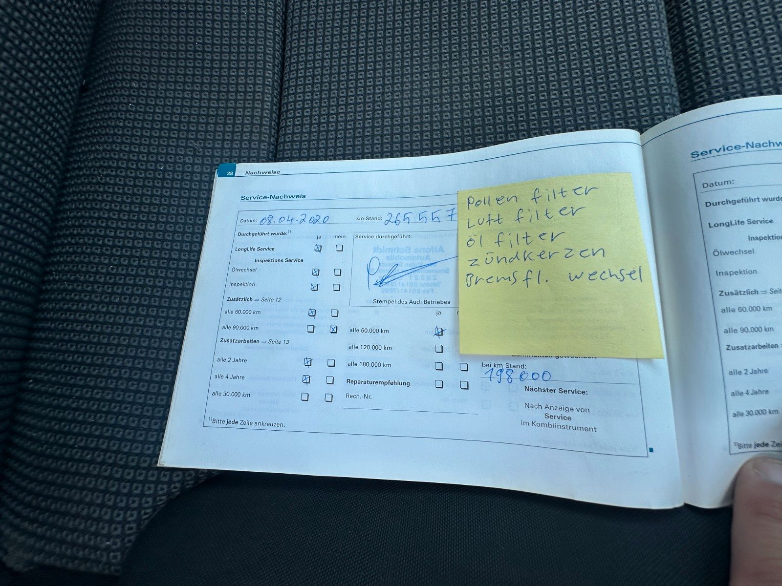 Fahrzeugabbildung Audi A3 1.6 Attraction 101 PS HU neu Klima Alu